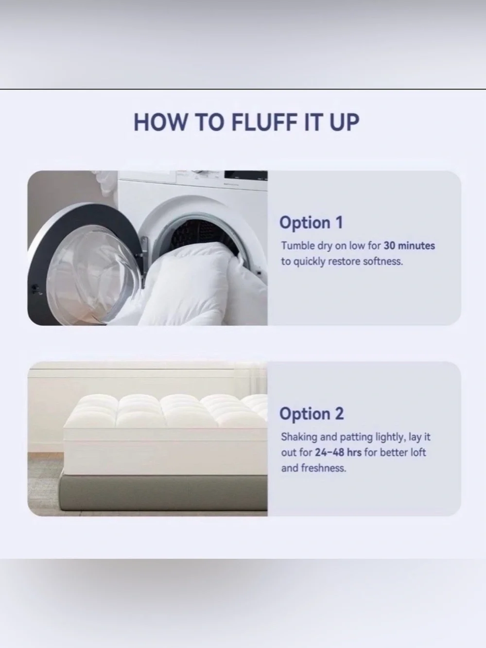 ELEMUSE King Cooling Mattress Topper for Back Pain, Extra Thick Mattress Pad Cov